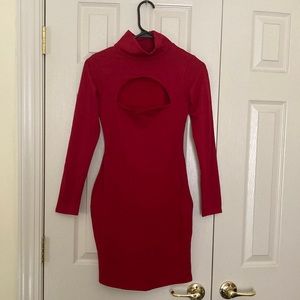 NWOT Chest cutout bodycon mini dress